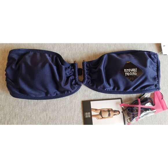 INSIGHT BLUESFEST CULT CLASSIC BANDEAU  WITH OPTIONAL STRAPS NWT - Picture 1 of 9